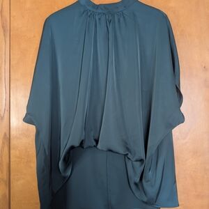 Elegant Dark Green Women's Top
